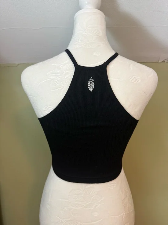 FP Movement b Free People Ribbed Cropped Tank Top - Picture 2 of 3